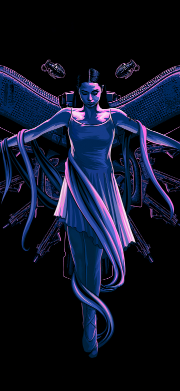 Ballerina, AMOLED, 2025 Movies, Ana de Armas, Illustration, 5K