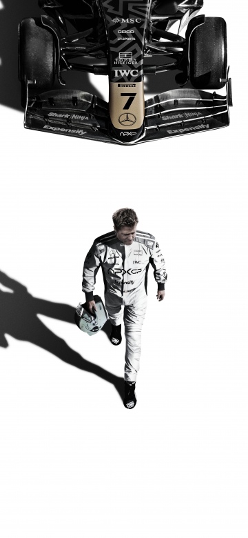 Brad Pitt, Mercedes AMG Petronas, F1: The Movie, 2025 Movies, Movie poster, Brad Pitt, White background, 5K