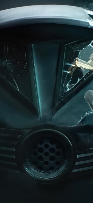 Spaceballs 2, Teaser, 2027 Movies, Star Wars, Darth Vader, Broken screen, 5K