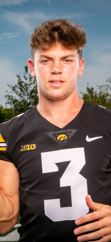 Cooper DeJean, American football, 5K, Iowa Hawkeyes