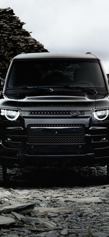 Land Rover Defender OCTA Black, 2025, 5K, 8K, Black cars