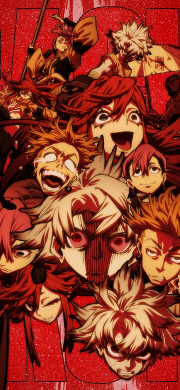 Gachiakuta, Season 1, Anime poster, Red background, Rudo Surebrec, 5K, Anime series