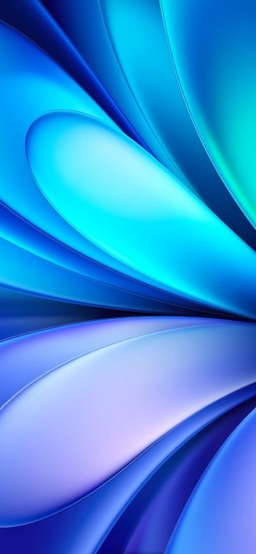 Blue abstract, Vivo Pad, Gradient Abstract, Curves, Modern, 5K, Stock, Blue aesthetic