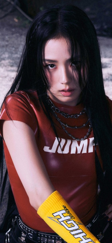 Jisoo - JUMP, 8K, K-Pop singer, 5K, Latex