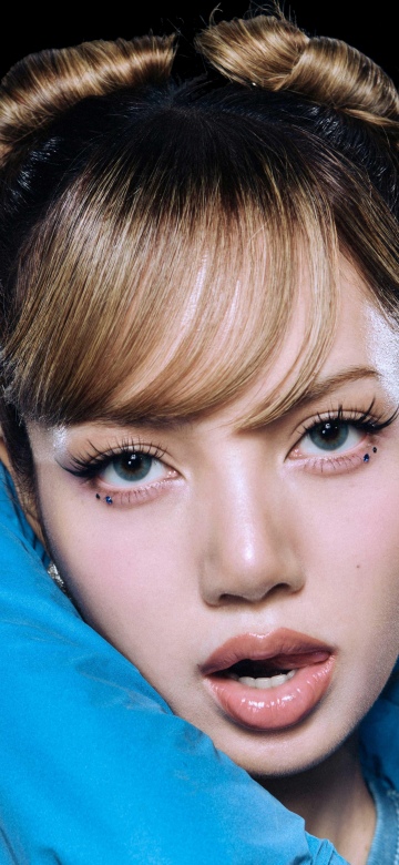 Lisa, Individual, 8K, 5K, Black background, Blackpink