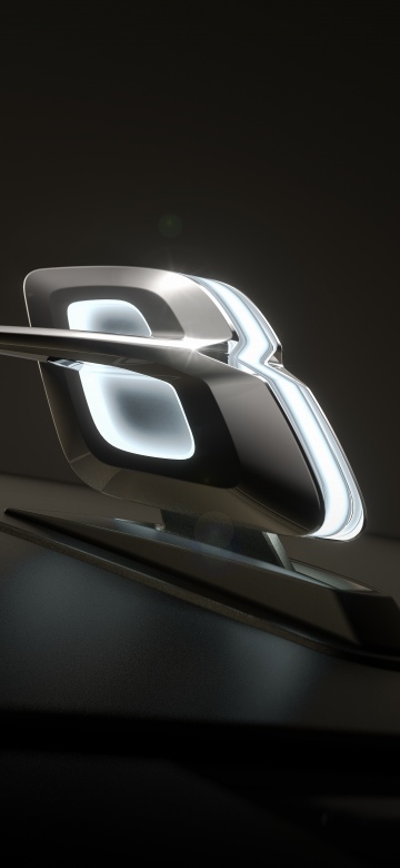 Bentley EXP 15, Logo, Dark background, 5K, 8K