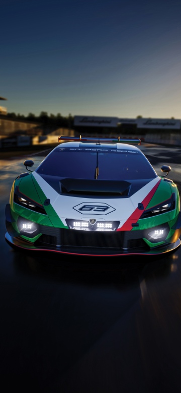 Lamborghini Temerario GT3 Race track