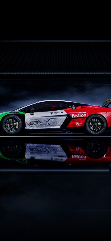 Lamborghini Temerario GT3, Dark background 5K