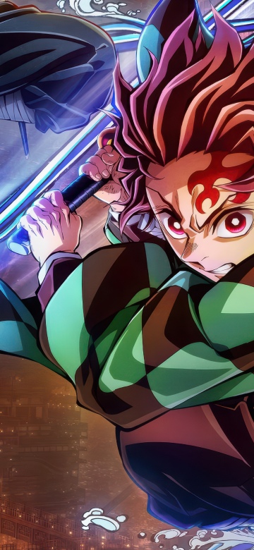 Demon Slayer: Kimetsu No Yaiba Infinity Castle, 5K, Tanjiro Kamado, Water Breathing, Anime movie