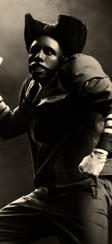 Tyler the Creator - Chromakopia, 8K, Dark background, Monochrome, 5K, American rapper, Tyler the Creator