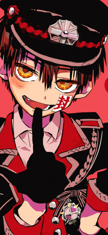 Toilet-Bound Hanako-kun, 5K, Anime poster, Red background