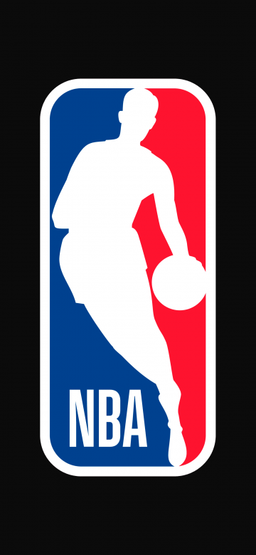 NBA Logo, Black background