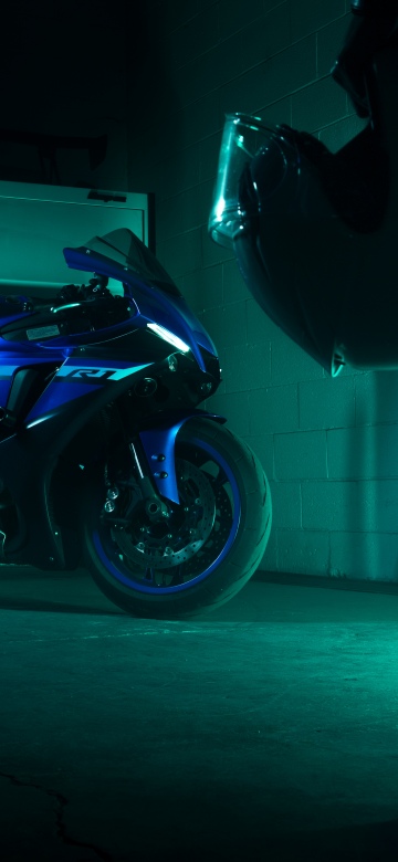 Yamaha YZF-R1, 8K, Sports bikes, Biker, 5K