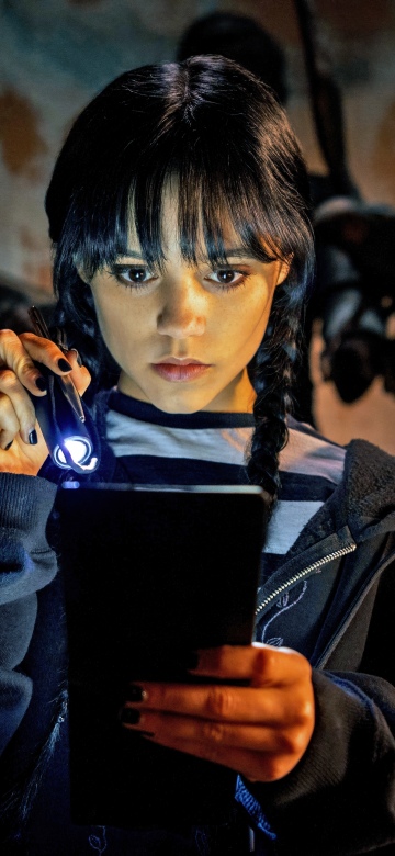 Jenna Ortega as Wednesday Addams, Season 2