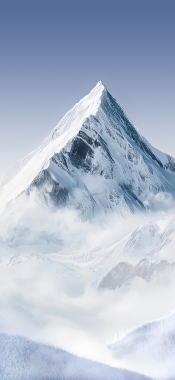 Winter, Mountain Landscape