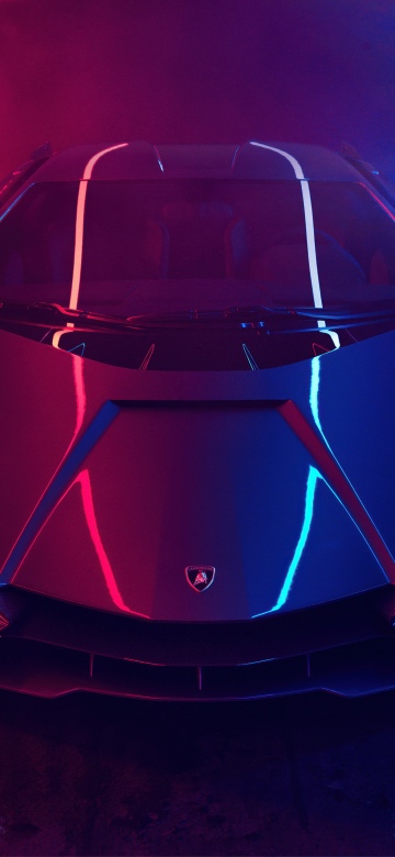 Lamborghini Sián Roadster, Neon