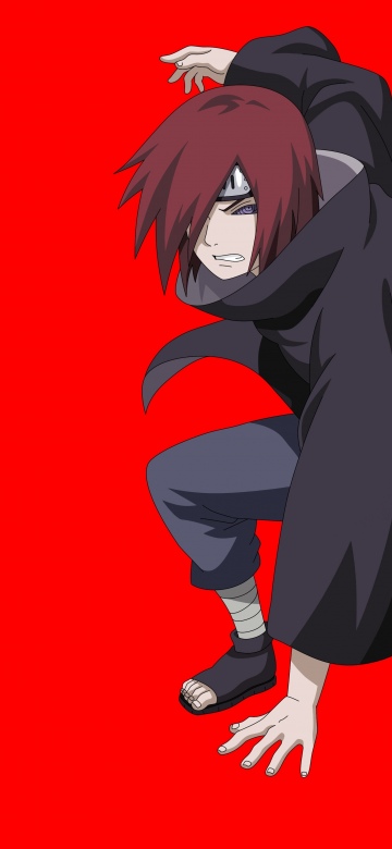 Nagato, Red background