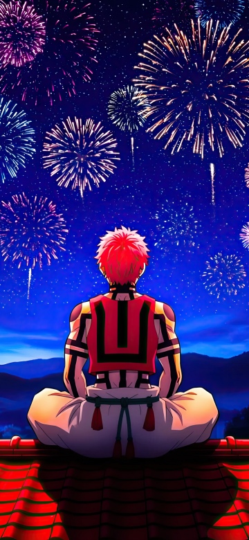 Akaza, Fireworks