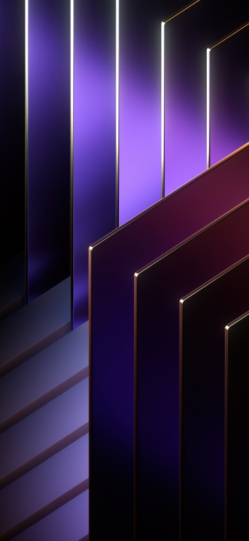 Geometric, Purple abstract