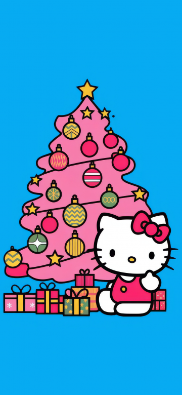 Hello Kitty, Christmas tree