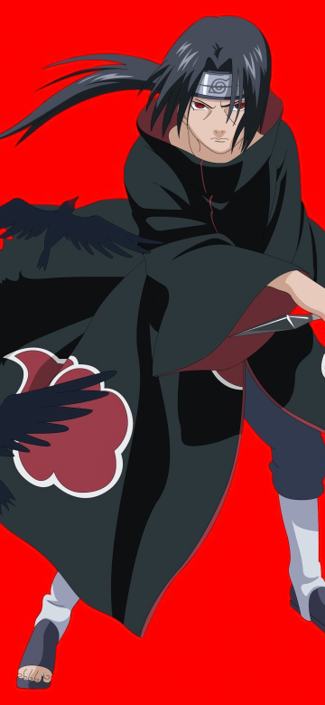 Itachi Uchiha, Red background