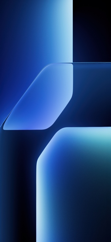 Blue abstract, Geometric