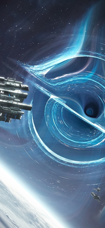 Space station, Black hole