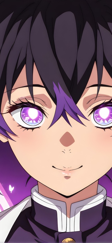 Shinobu Kocho, Purple eyes