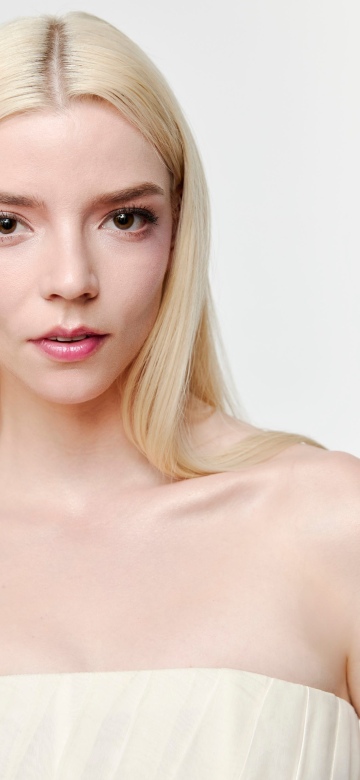 Anya Taylor-Joy, White background