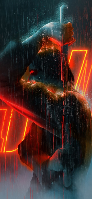 John Wick, Neon art