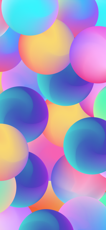 Spheres, Colorful