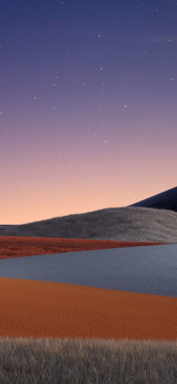 Rolling hills, Twilight