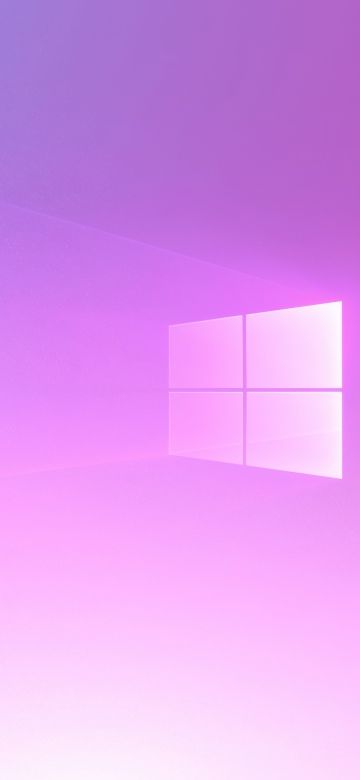 Windows 10, Light pink background
