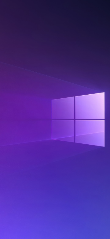 Windows 10, Purple gradient