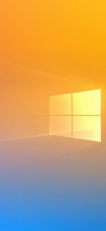 Windows 10, Yellow gradient