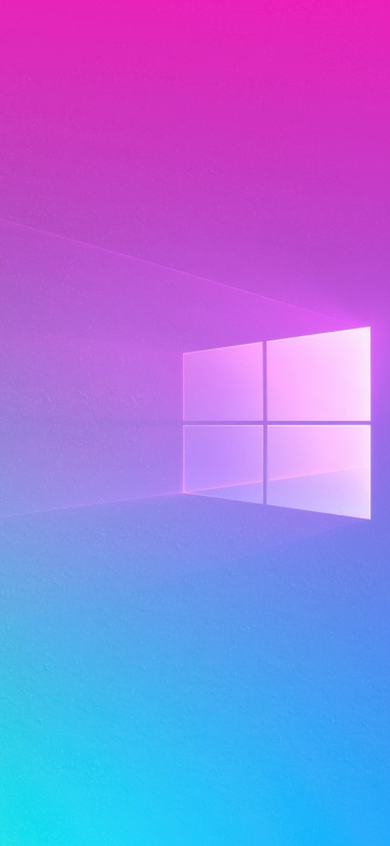 Windows 10, Pink gradient
