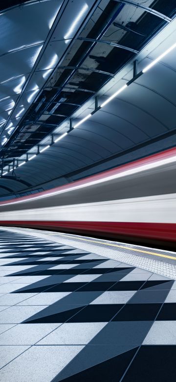 Bank Station, Blurred, Train, London, England, Underground, Subway, Metro, Journey, Tube Train, Fast, 5K, 8K