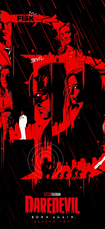 Daredevil: Born Again, Dark red