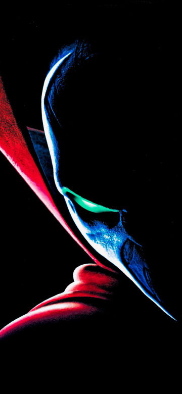 Spawn, Black background