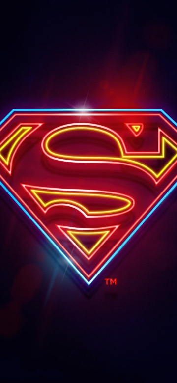 Superman Neon wallpaper