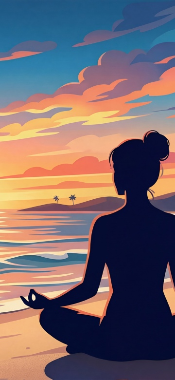 Yoga Day wallpaper, June 2026 Calendar