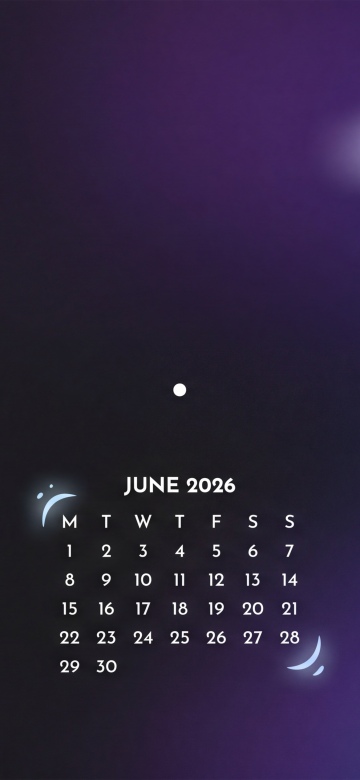 Minimalist June 2026 Calendar