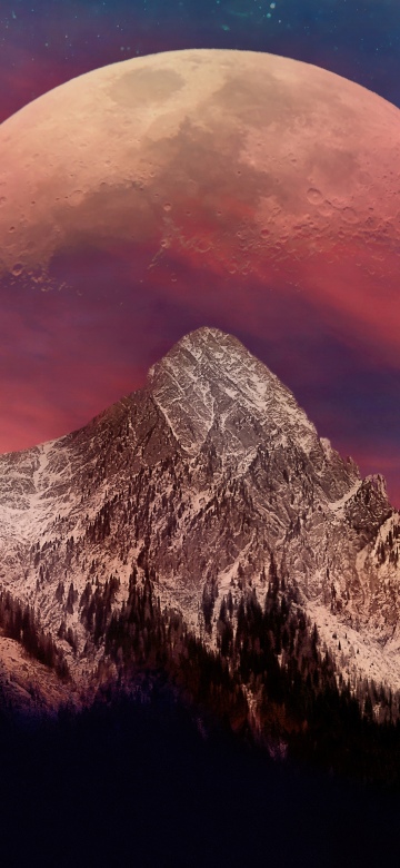 Blood Moon, Mountain Peak