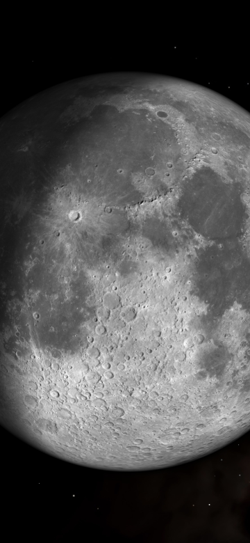 Moon, Dark background