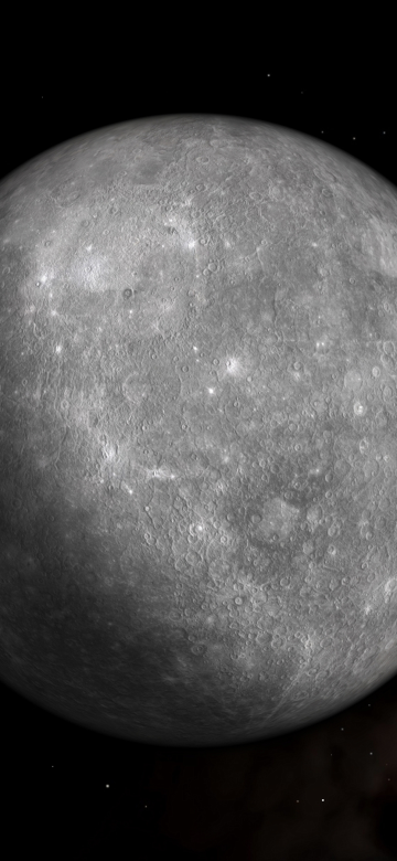 Planet Mercury, Dark background