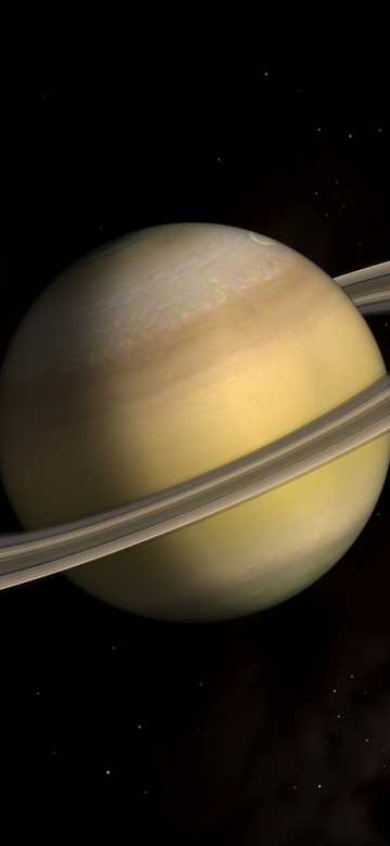 Saturn, Dark background