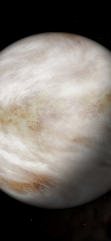 Planet Venus, Dark background