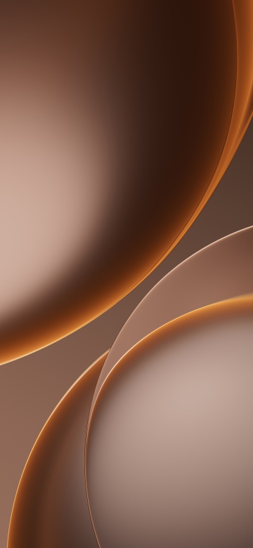 Brown abstract, Curves