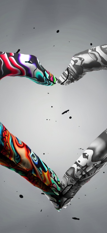 Heart shape, Graffiti