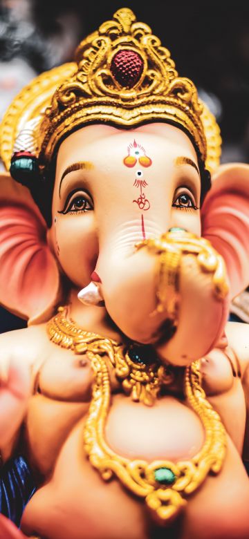 Ganapati Bappa, Lord Vinayak, Ganapati, Hindu festival, Ganesh Chaturthi, 5K, Lord Ganesha, Indian festival